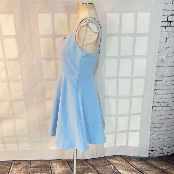 Lulu’s Meet Cute Light Blue Skater Dress size Medium - Picture 10 of 13